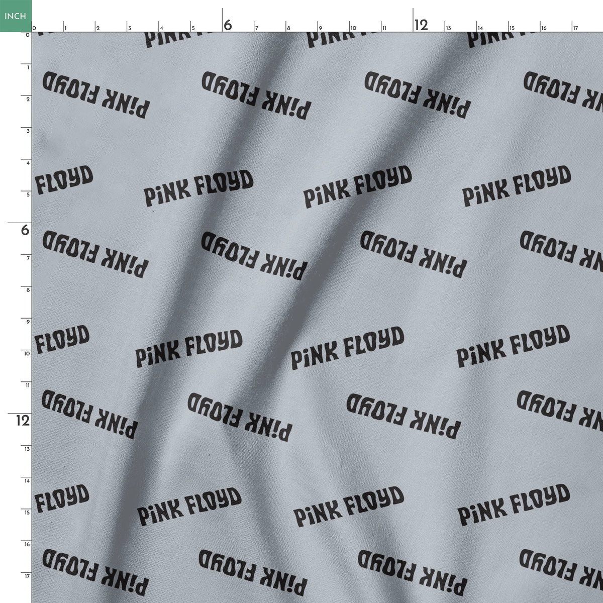 Pink Floyd Name Toss Fabric