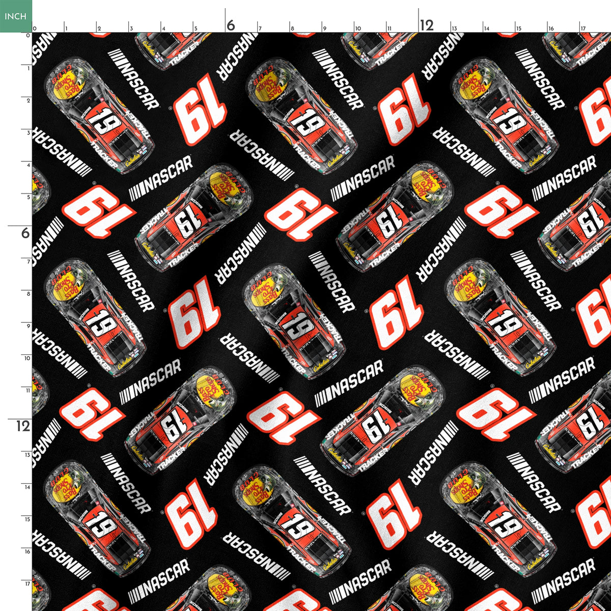 NASCAR® Chase Briscoe Toss on Black Fabric