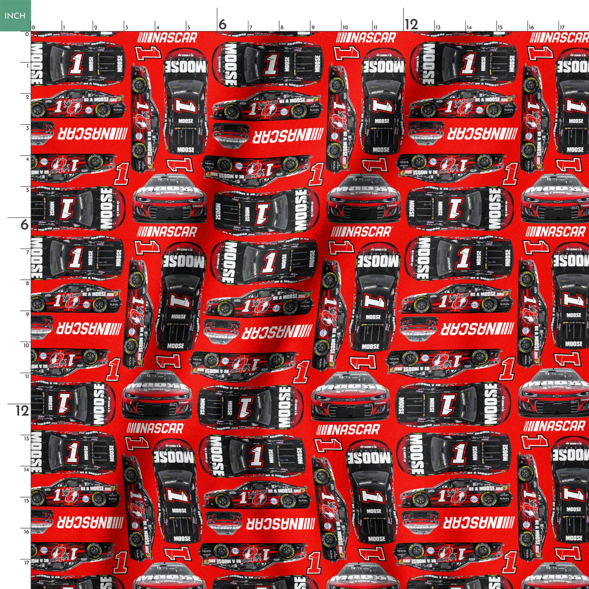 NASCAR® Ross Chastain Toss on Red Fabric
