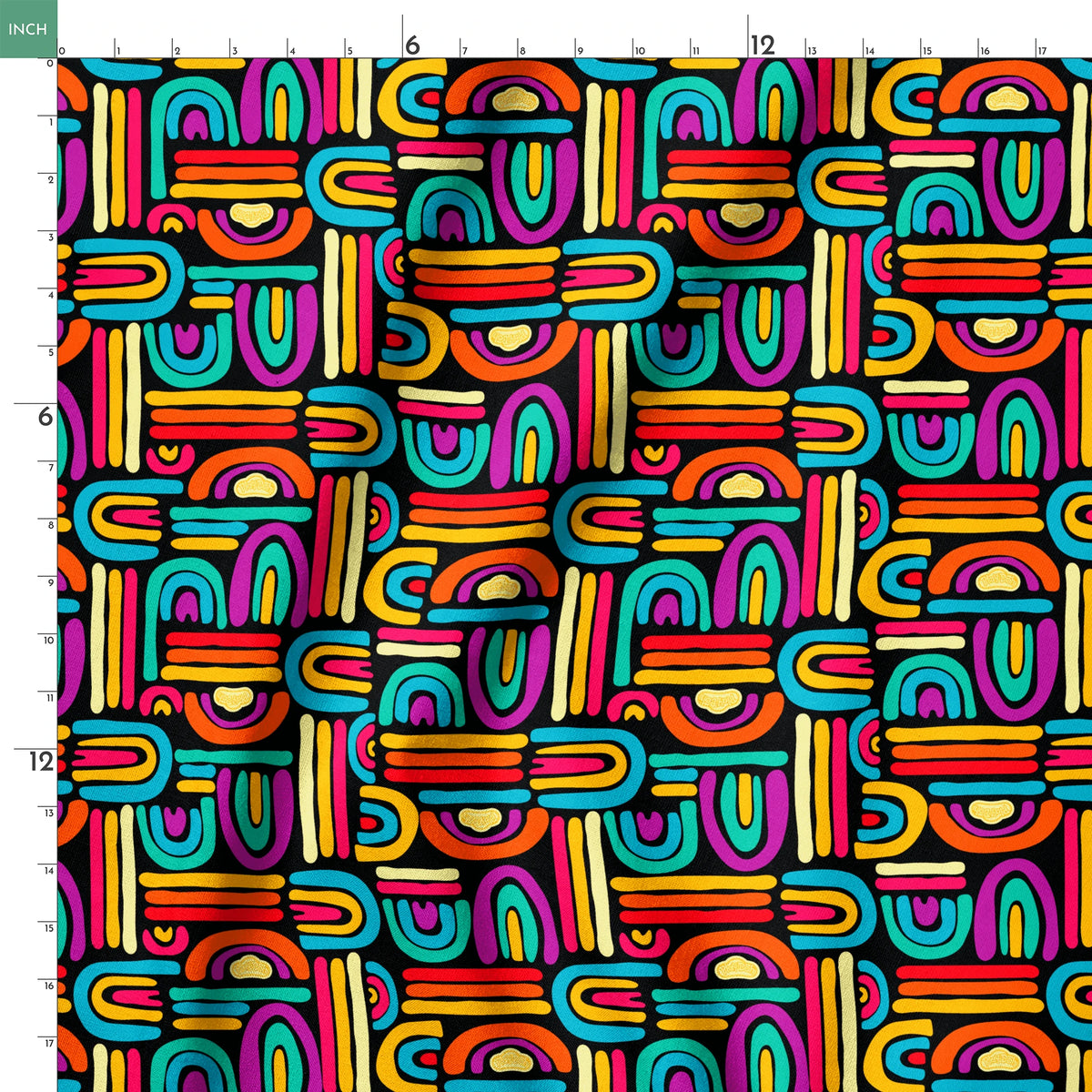 Hasbro Play-Doh Rainbow Arch on Black Fabric