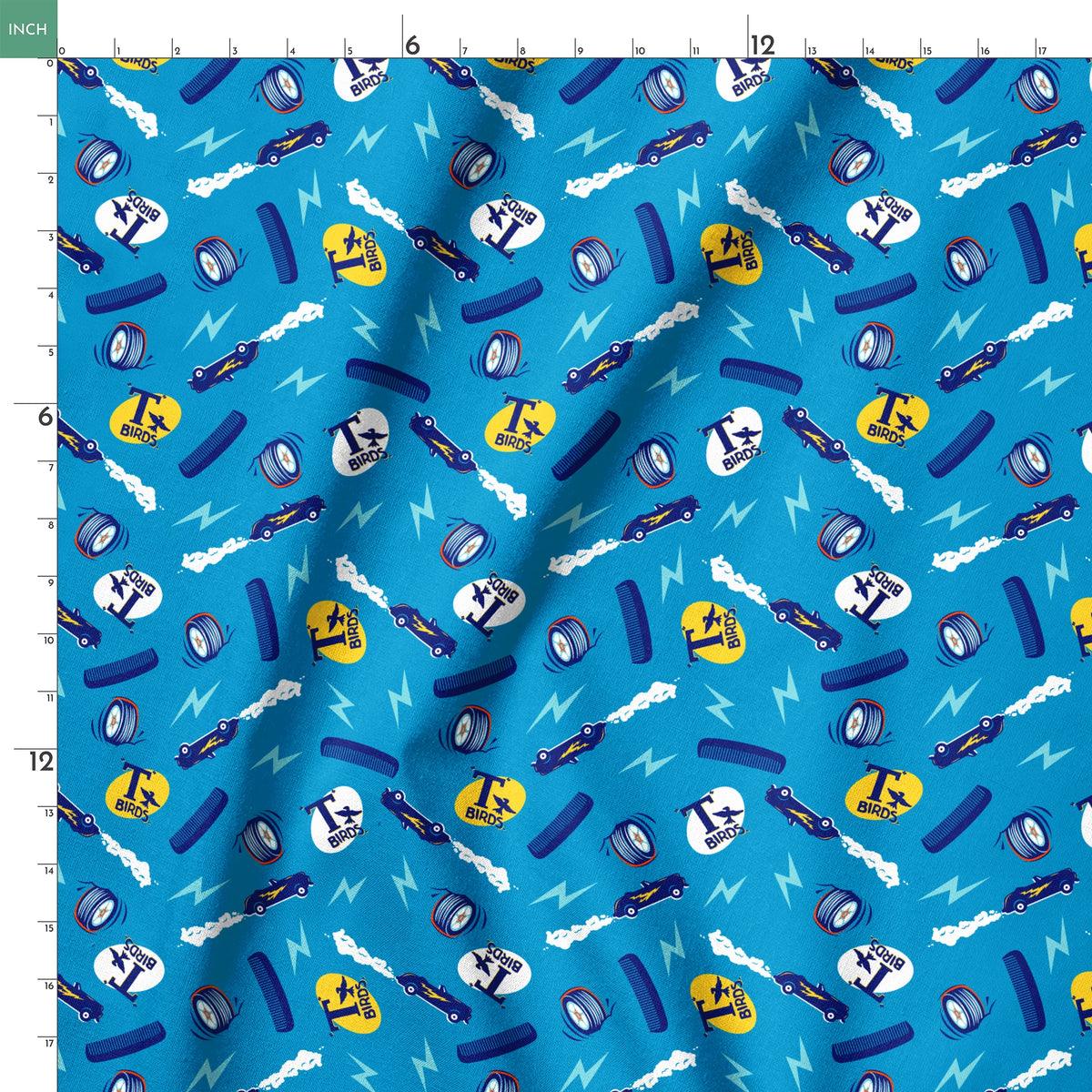 Paramount Grease  T-Birds Toss Fabric