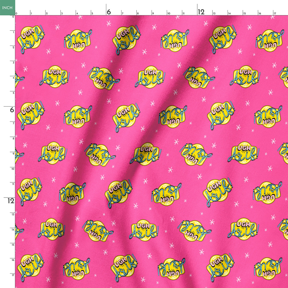 Paramount Clueless  As If! on Pink Fabric