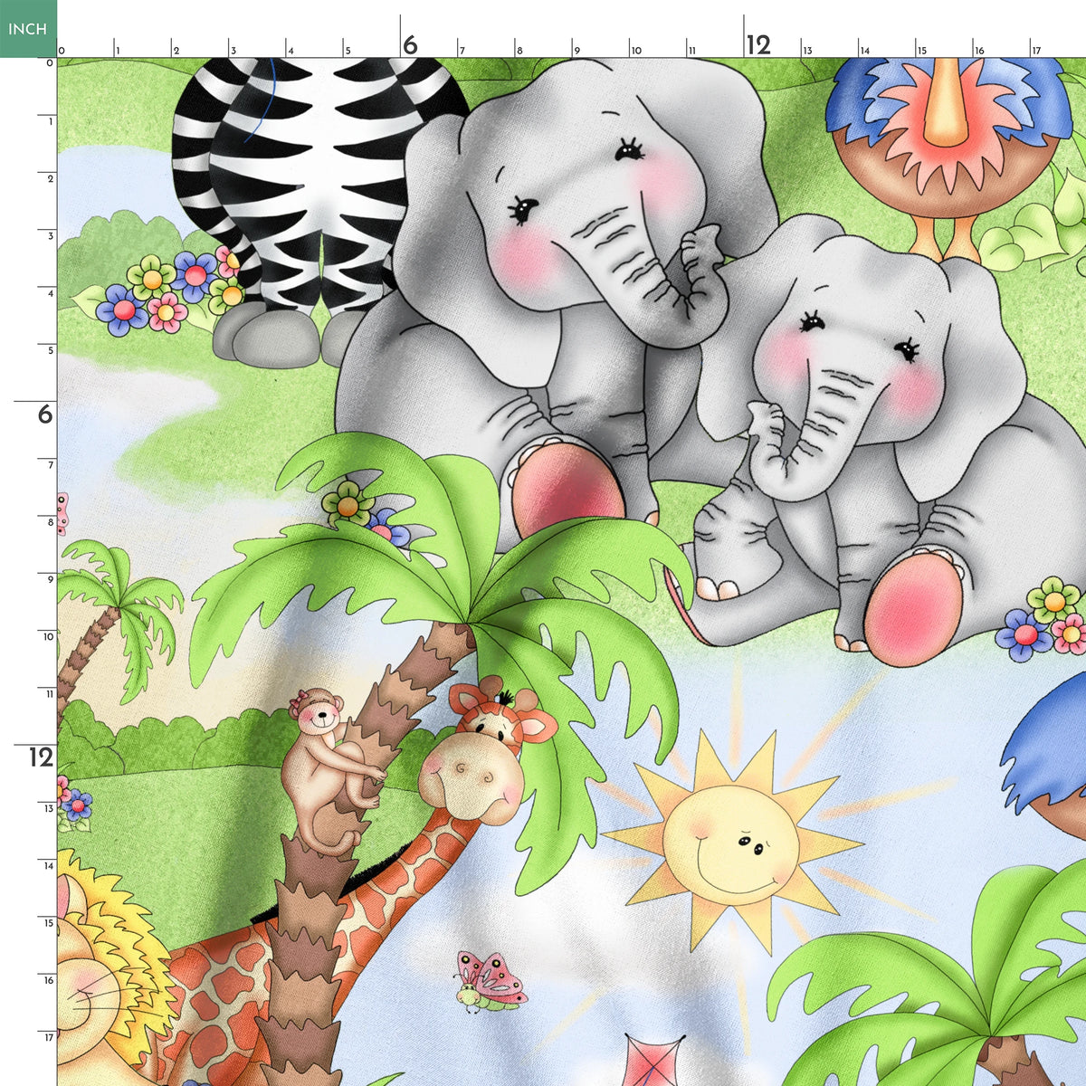 Vicki Schreiner BaZooples Jungle Safari Fabric