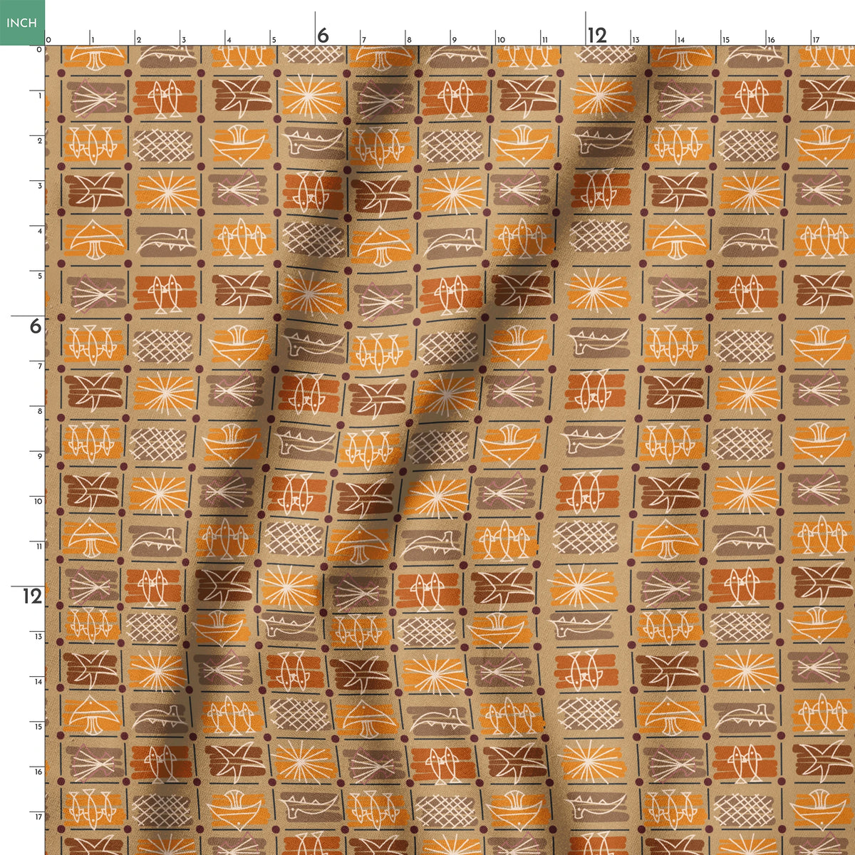 Lena on Spice Fabric