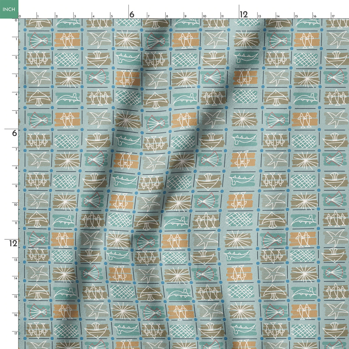 Lena on Mineral Fabric