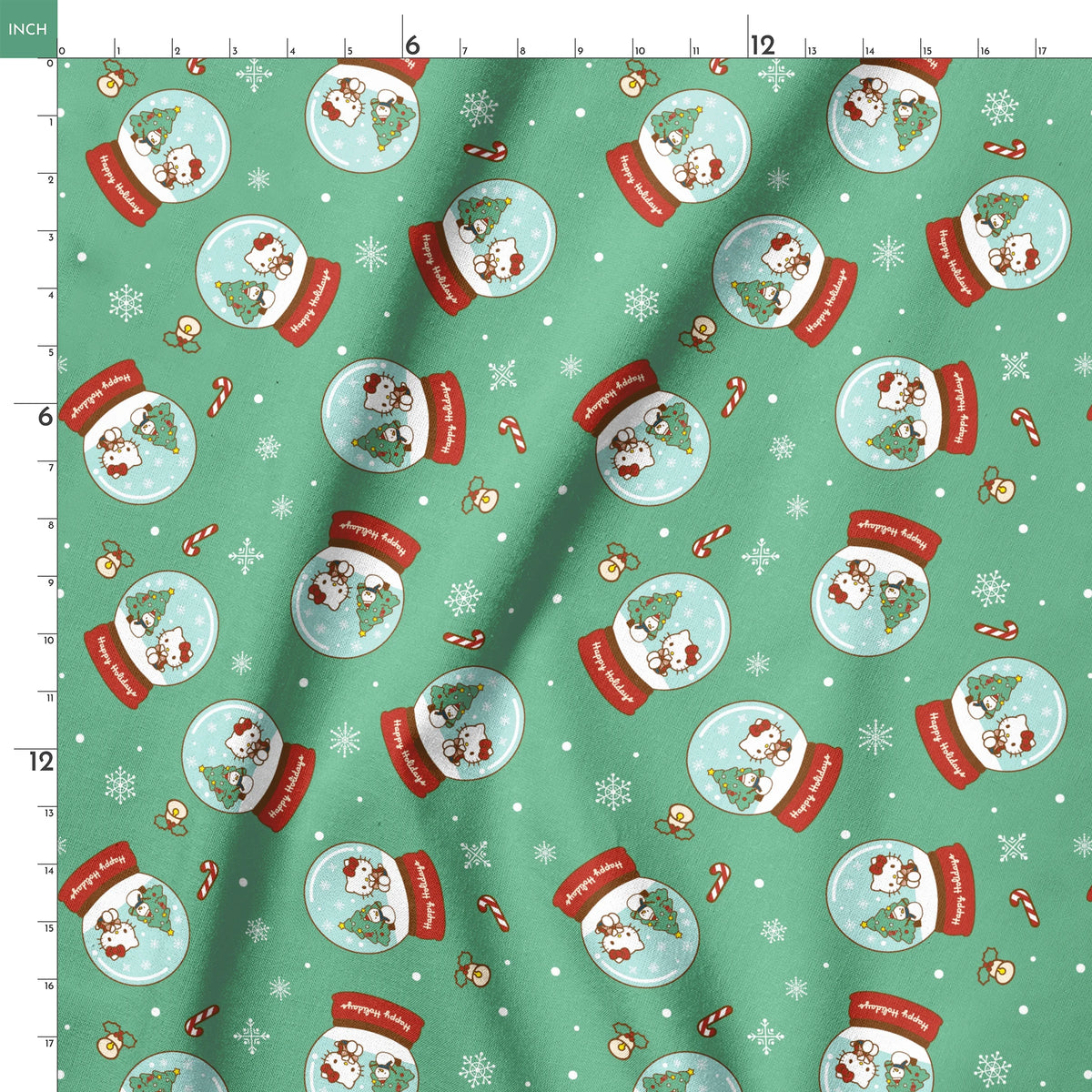 Hello Kitty® Snow Globe Toss Fabric