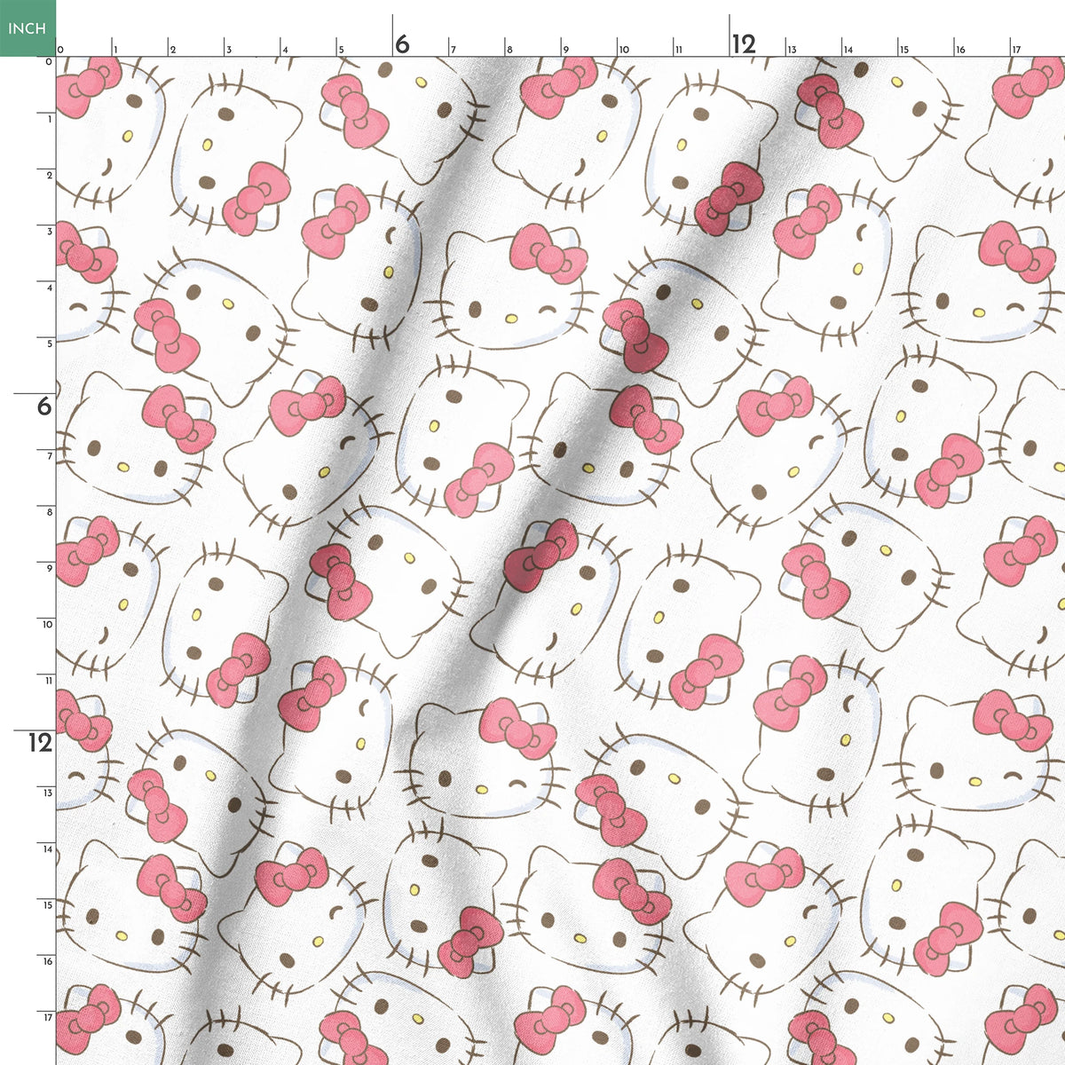 Hello Kitty® Face Toss Fabric