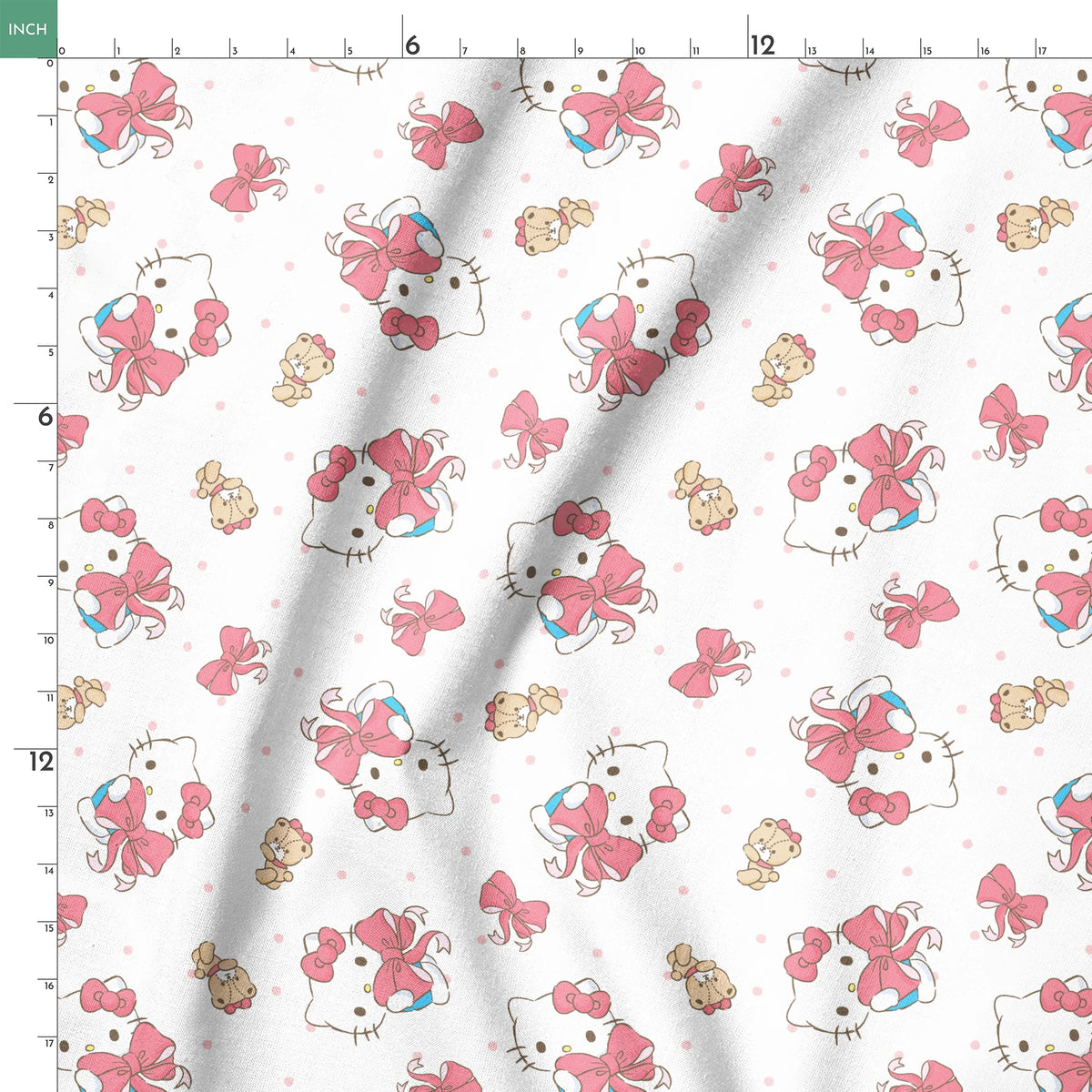 Hello Kitty® Pink Bow Fabric