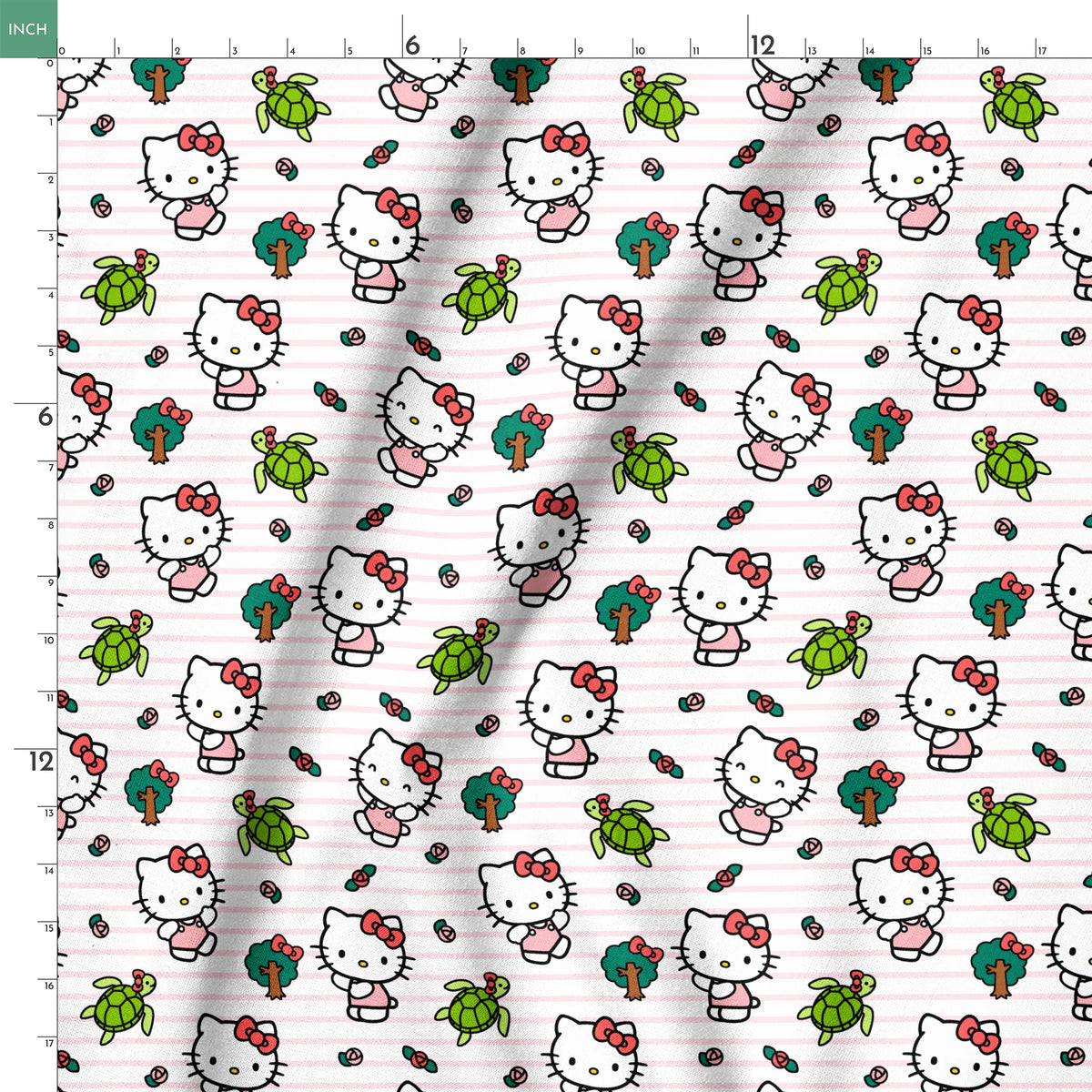 Hello Kitty® Turtle Toss Fabric