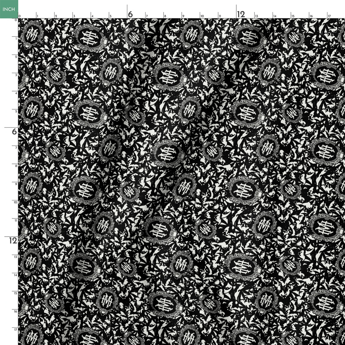 Disney Haunted Mansion Gone Batty Fabric
