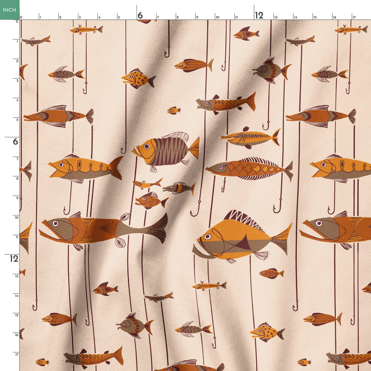 Brooks on Spice Fabric