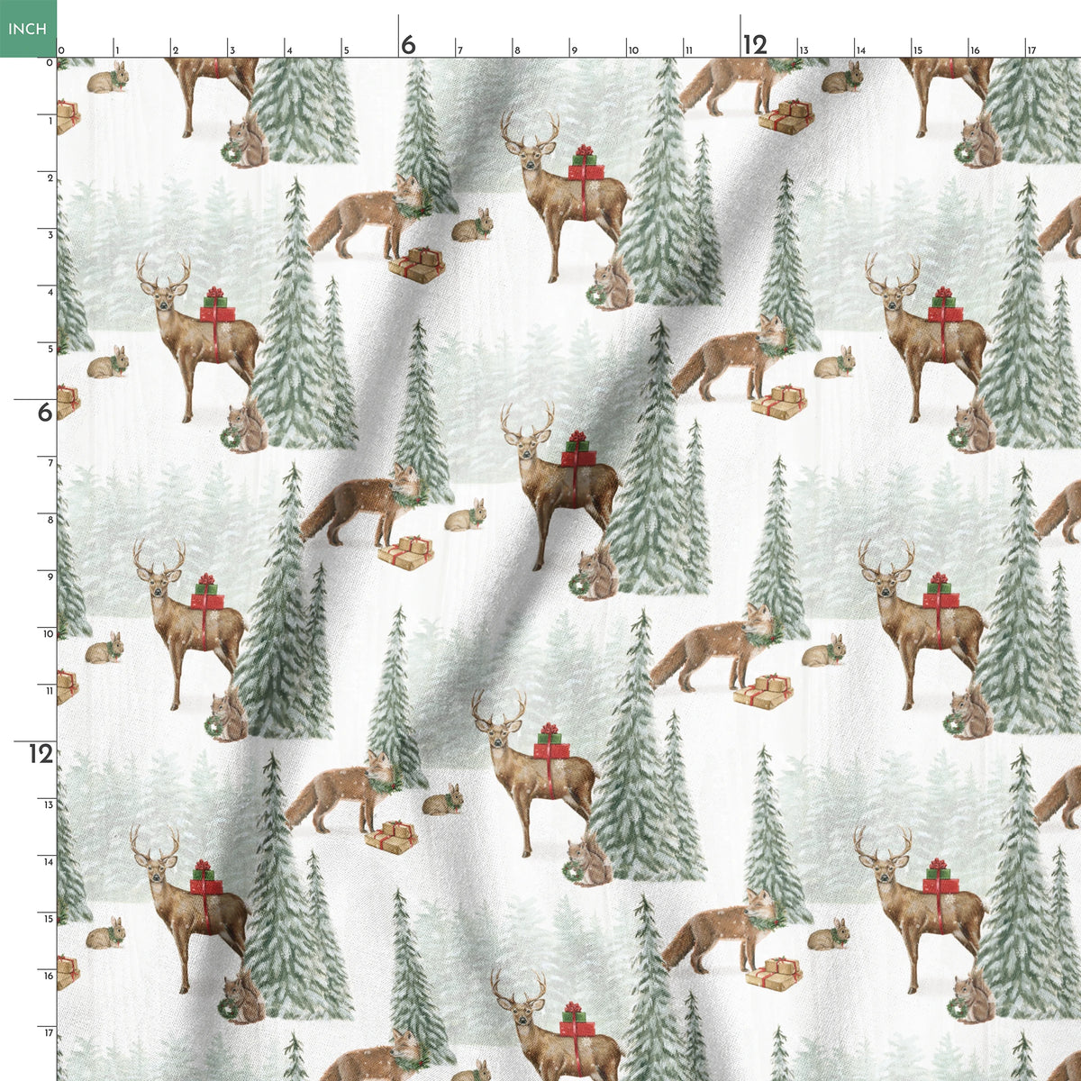 Danielle Murray Woodland Christmas Fabric