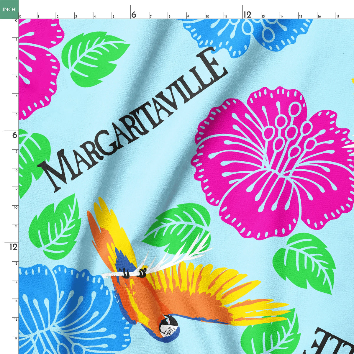 Margaritaville Tropical Floral Parrot Paradise Fabric