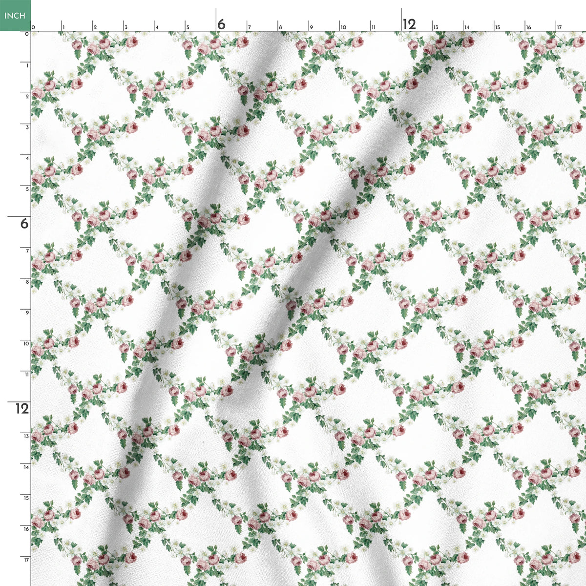 Danielle Murray Vintage Rose and Anemone Garland Fabric