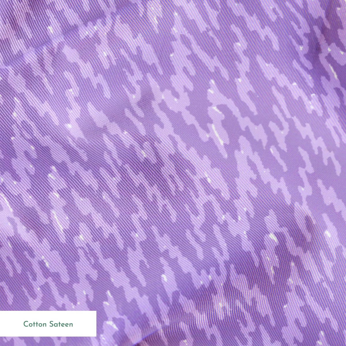 Abstract purple pattern with light lavender irregular vertical streaks on medium purple background springs sateen texture