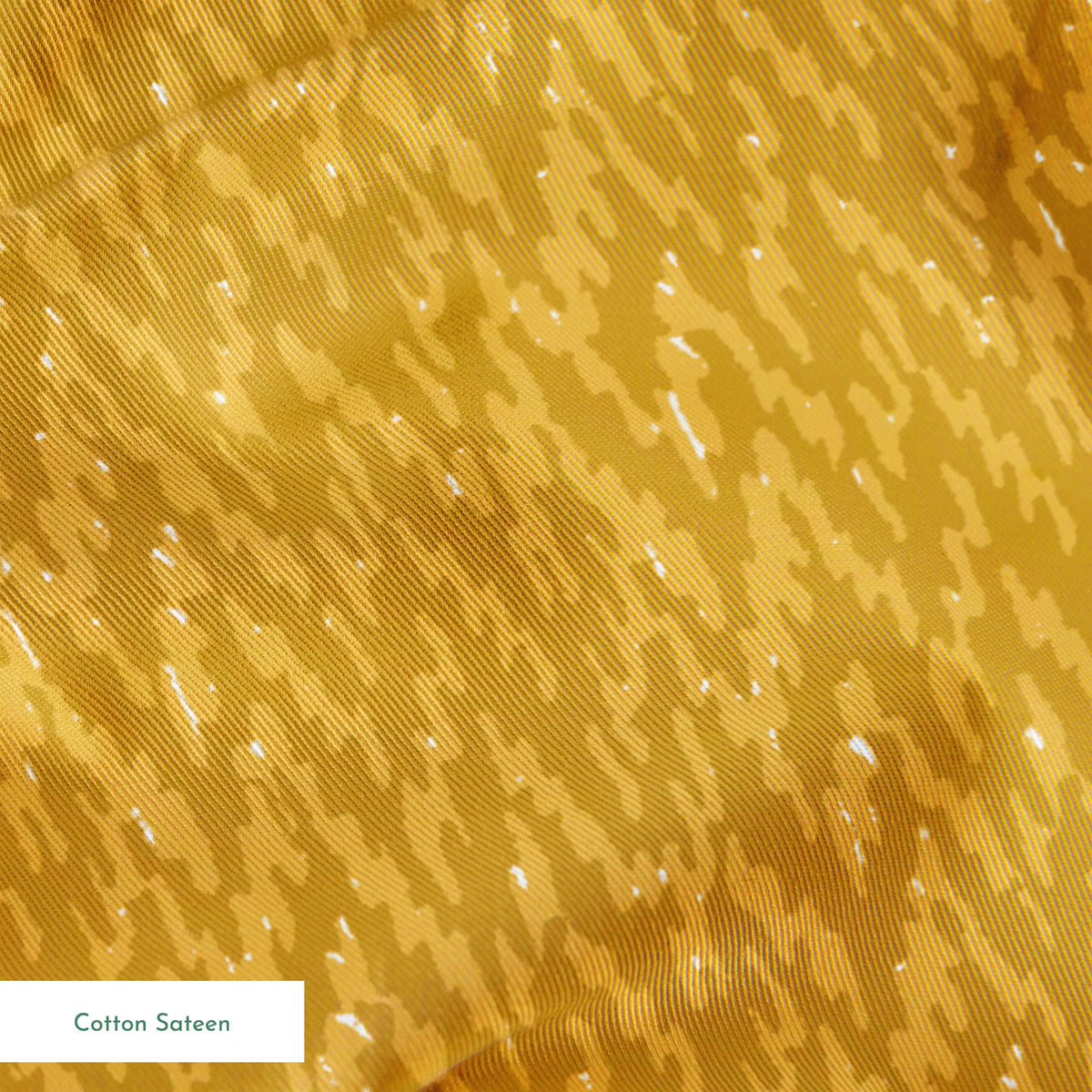 Gold textured background with vertical wavy pattern and slight variations in tone springs sateen texture