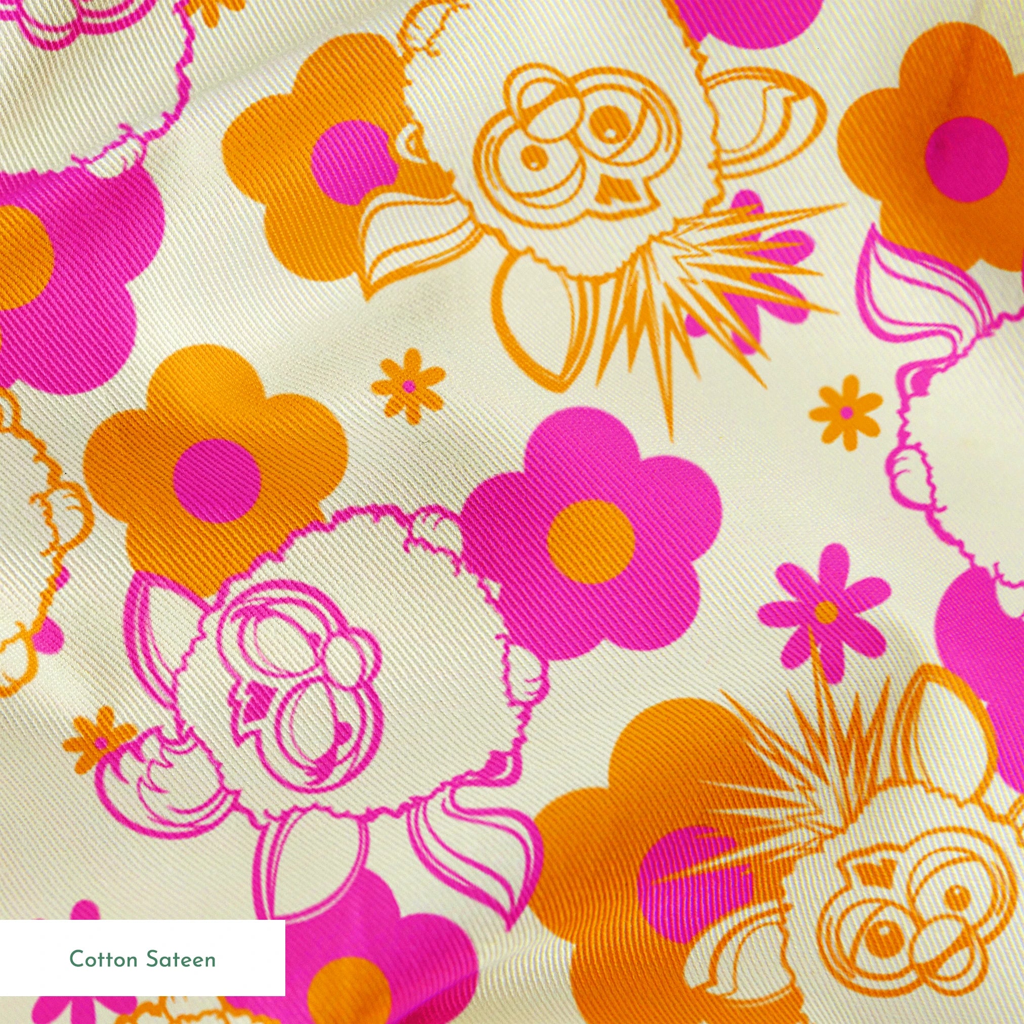 Hasbro Furby Flower Power on Citrus Fabric