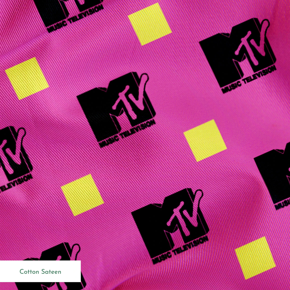 Paramount MTV  Blocks on Purple Fabric