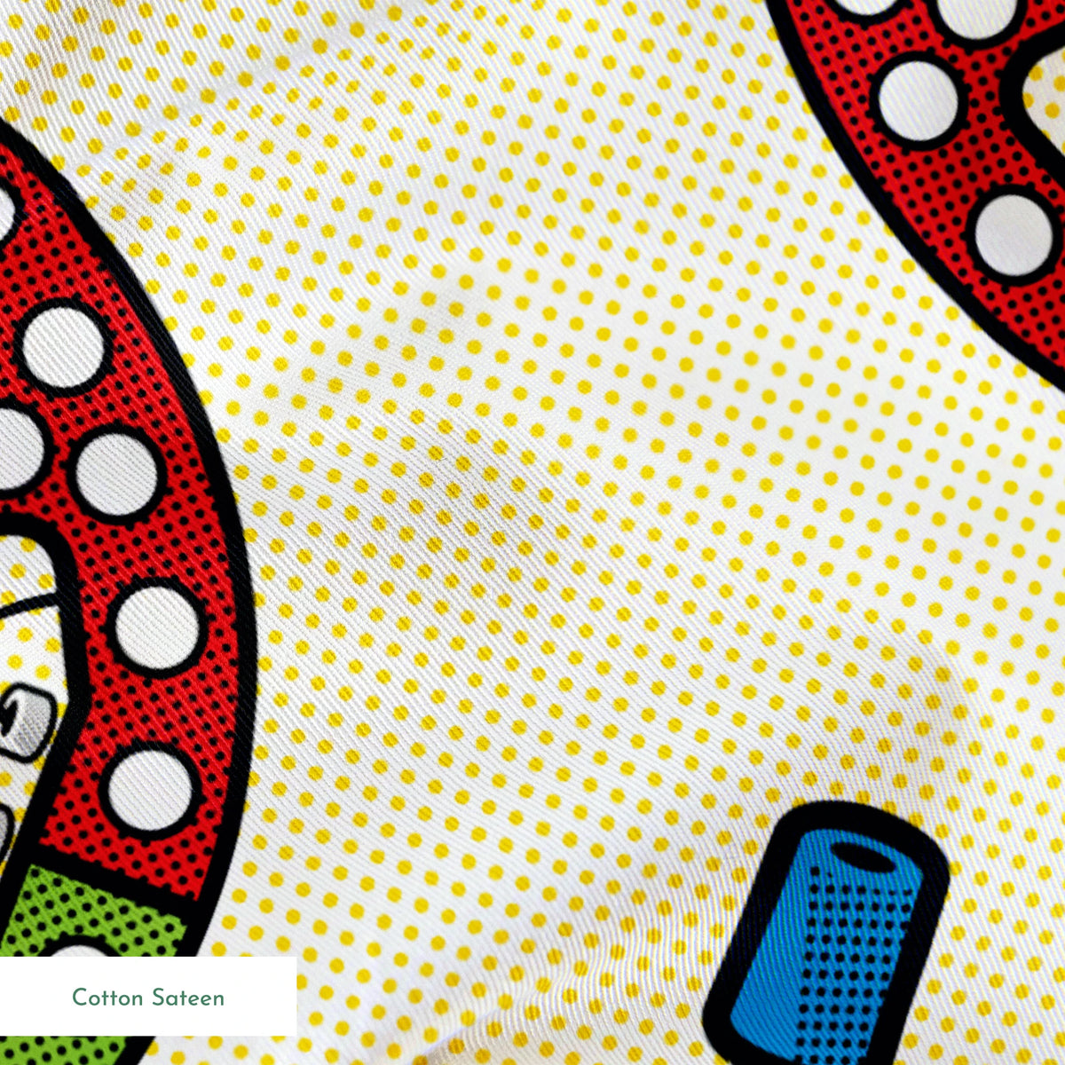 Hasbro Trouble Toss on Yellow Fabric