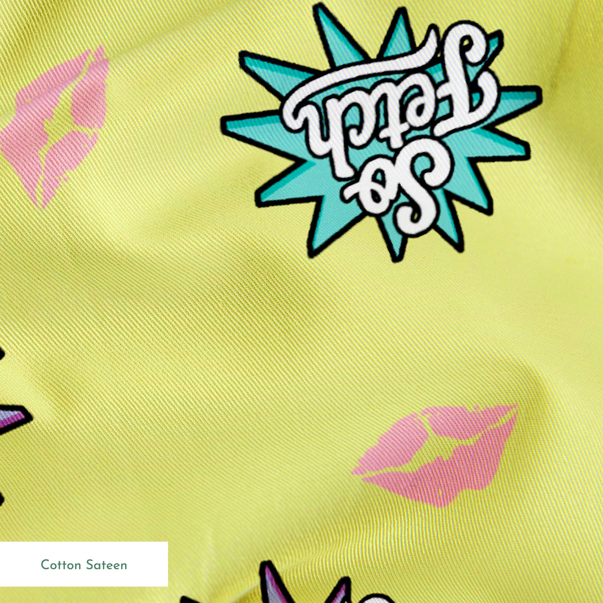 Paramount Mean Girls  So Fetch on Yellow Fabric