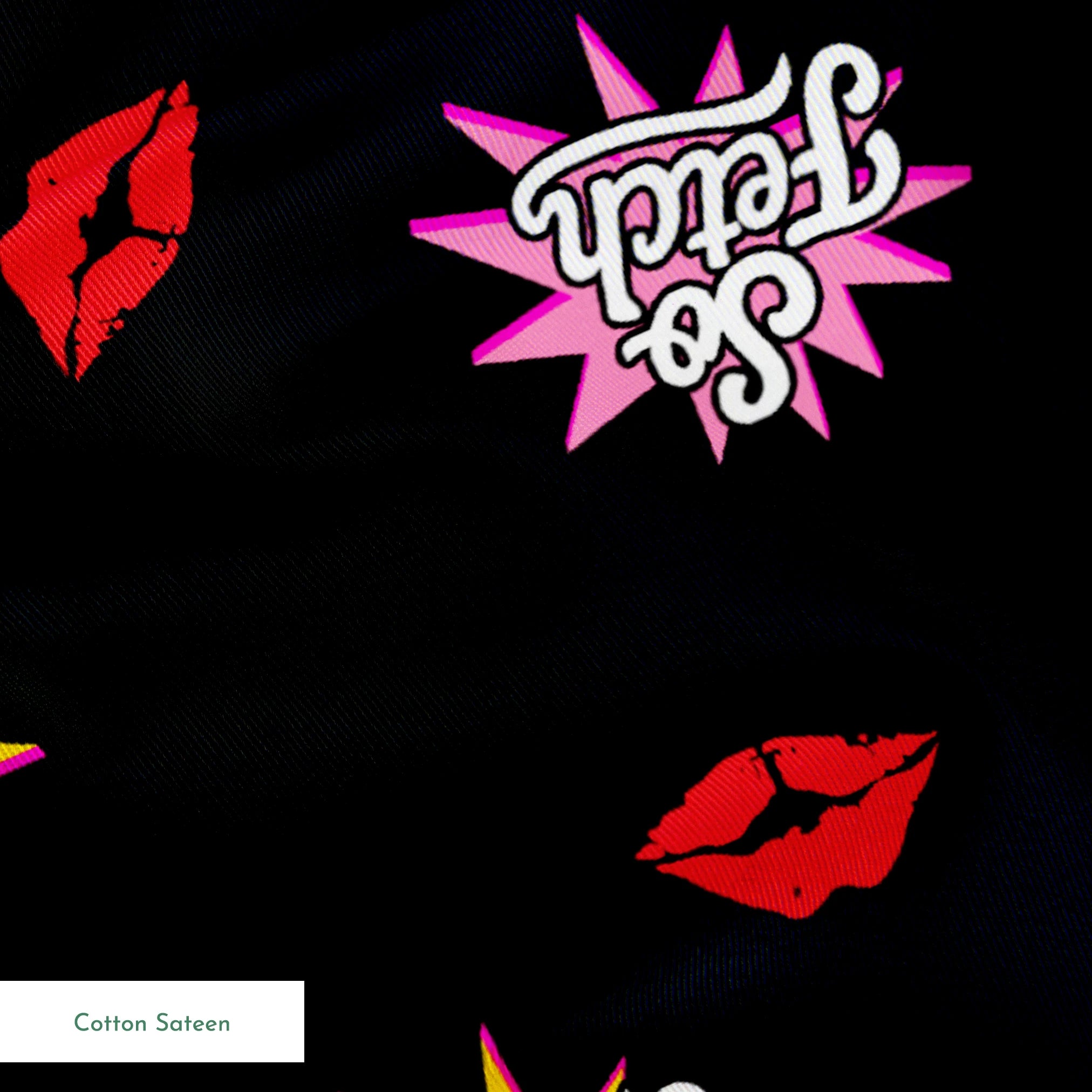 Paramount Mean Girls  So Fetch on Black Fabric