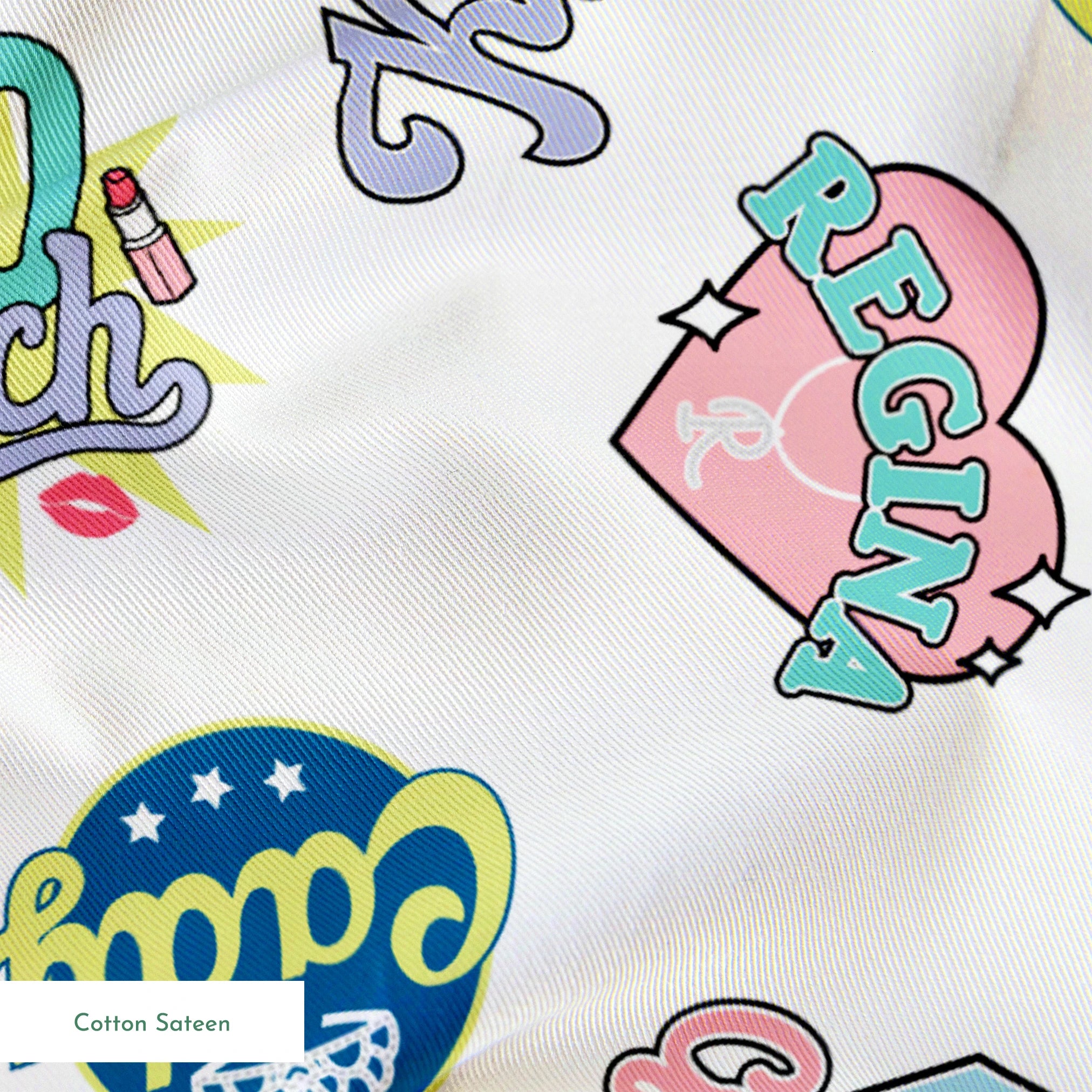 Paramount Mean Girls  Character Badges Fabric