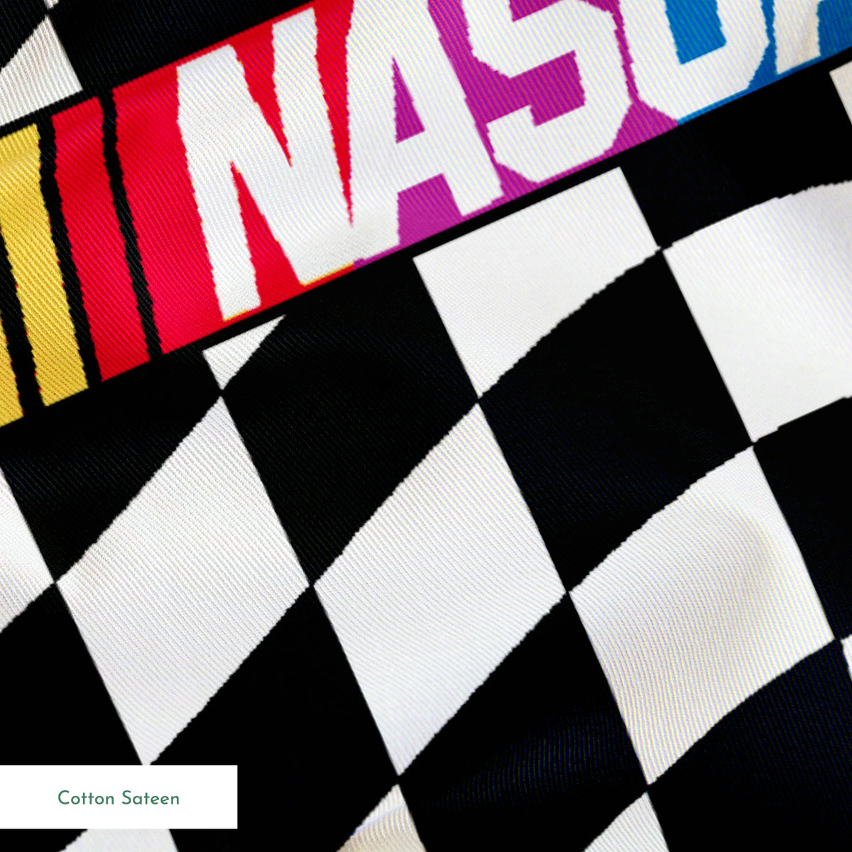 NASCAR® Retro Checkered Flag Fabric