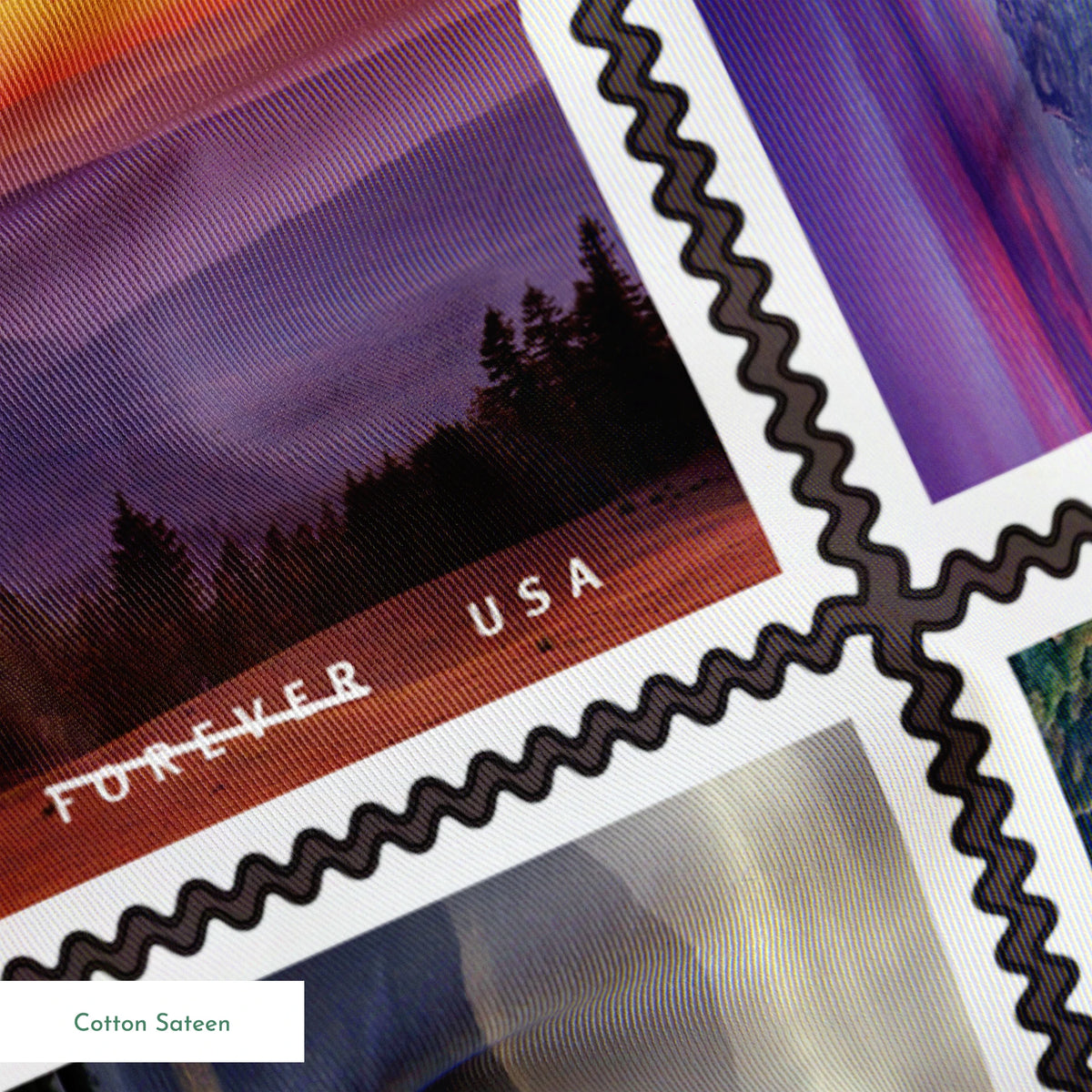 USPS Mountain Landscapes Fabric
