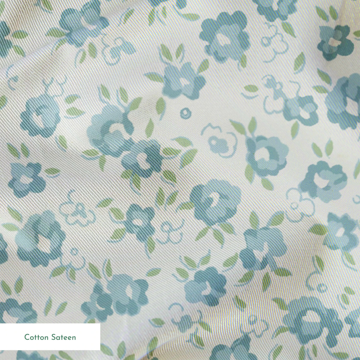 Posie on Silver Sage Fabric