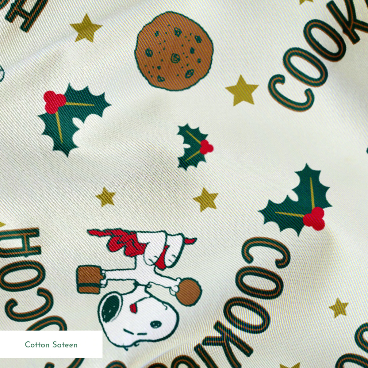 Peanuts Christmas Cookies & Cocoa Fabric