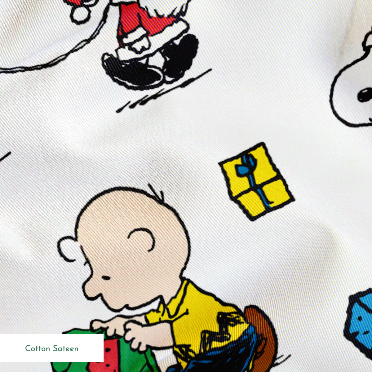 Peanuts Christmas Gift Giving Fabric
