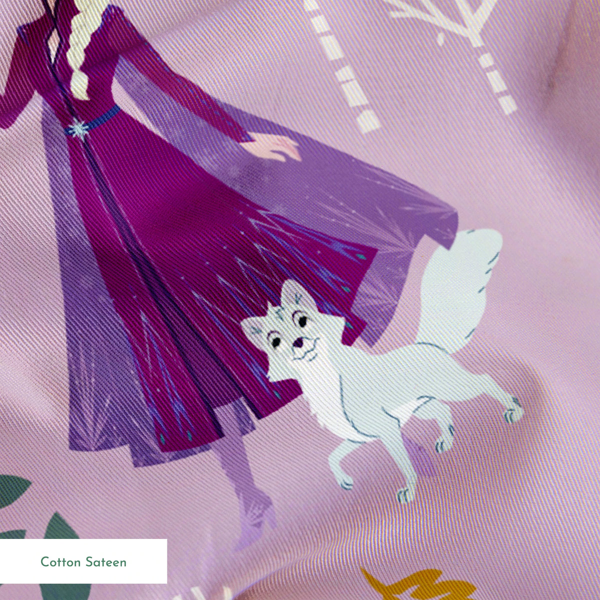 Disney Frozen  Winter Adventure on Purple Fabric