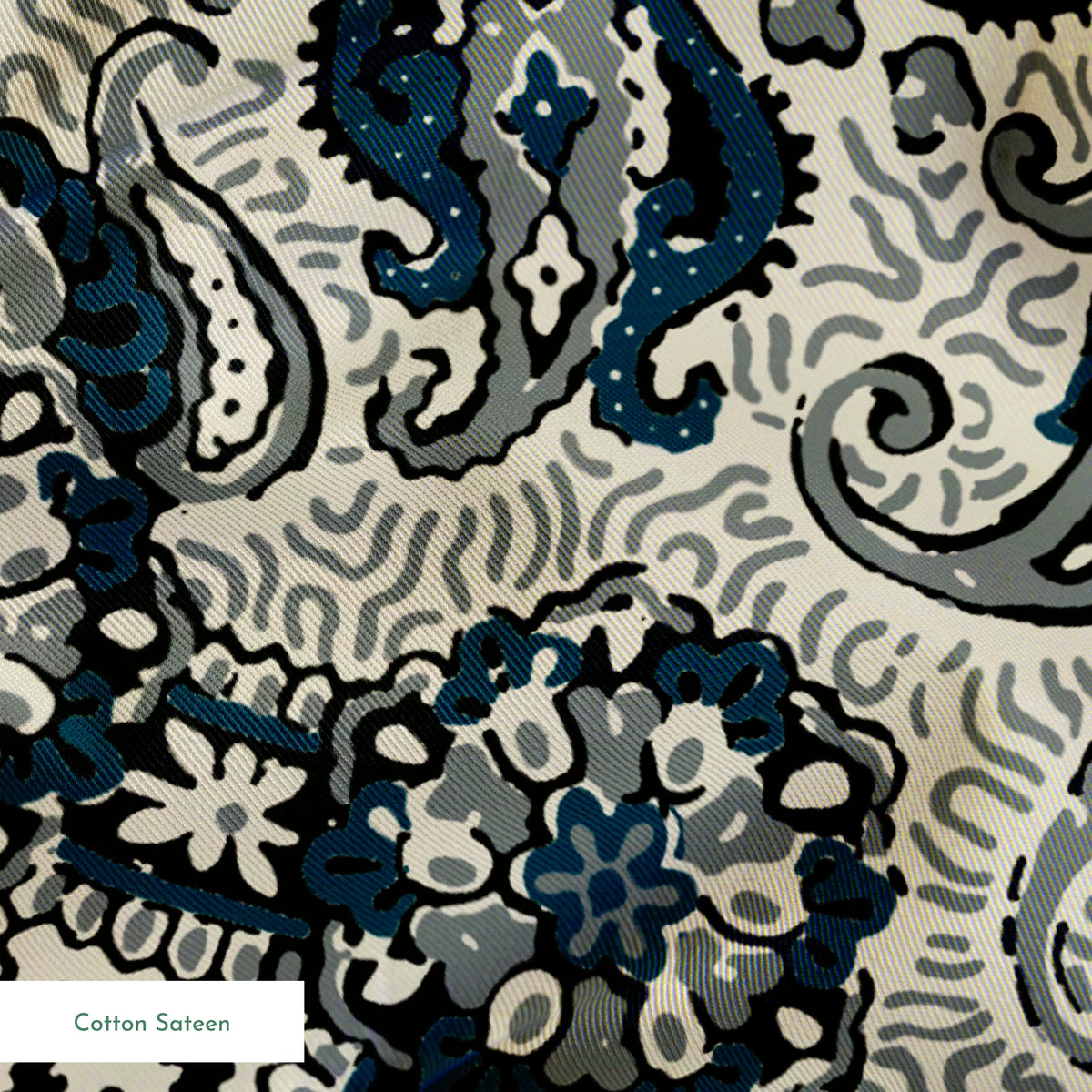 Elme on Haunted Night Fabric