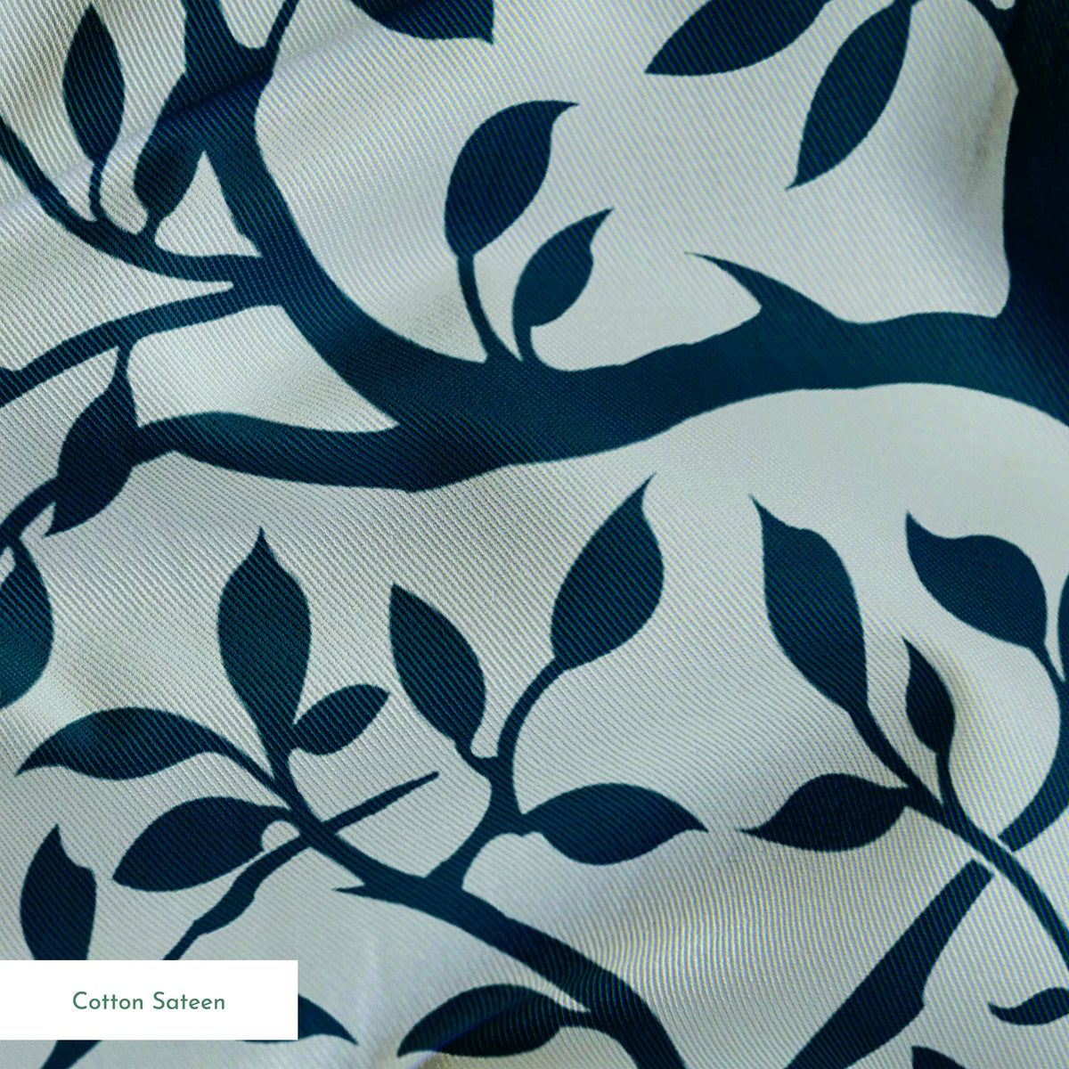 Winding Willow on Dense Fog Fabric
