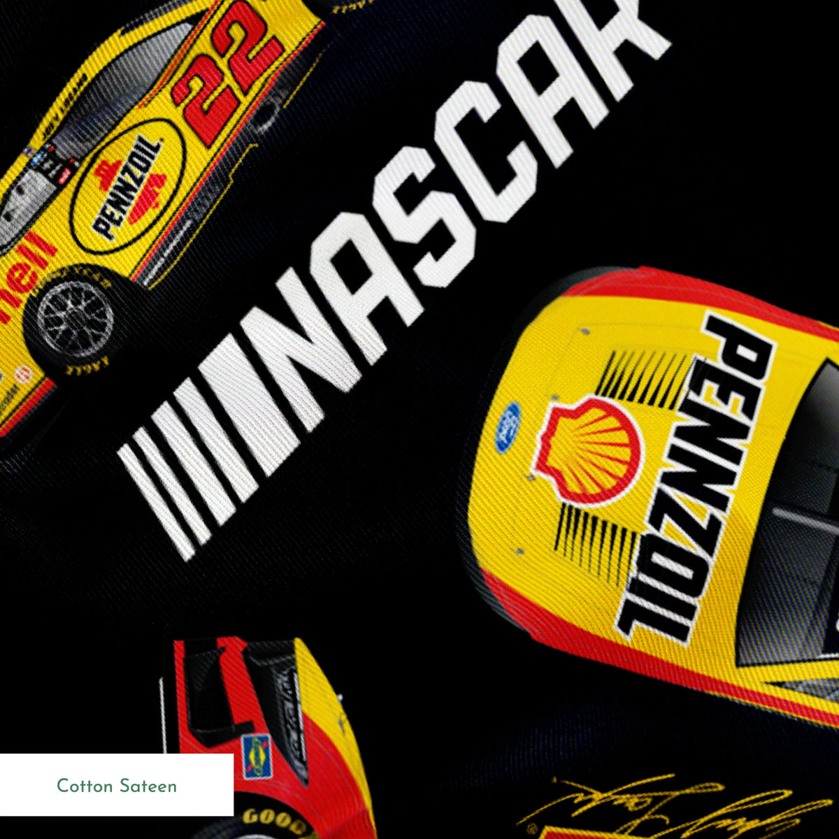 NASCAR® Joey Logano Toss on Black Fabric