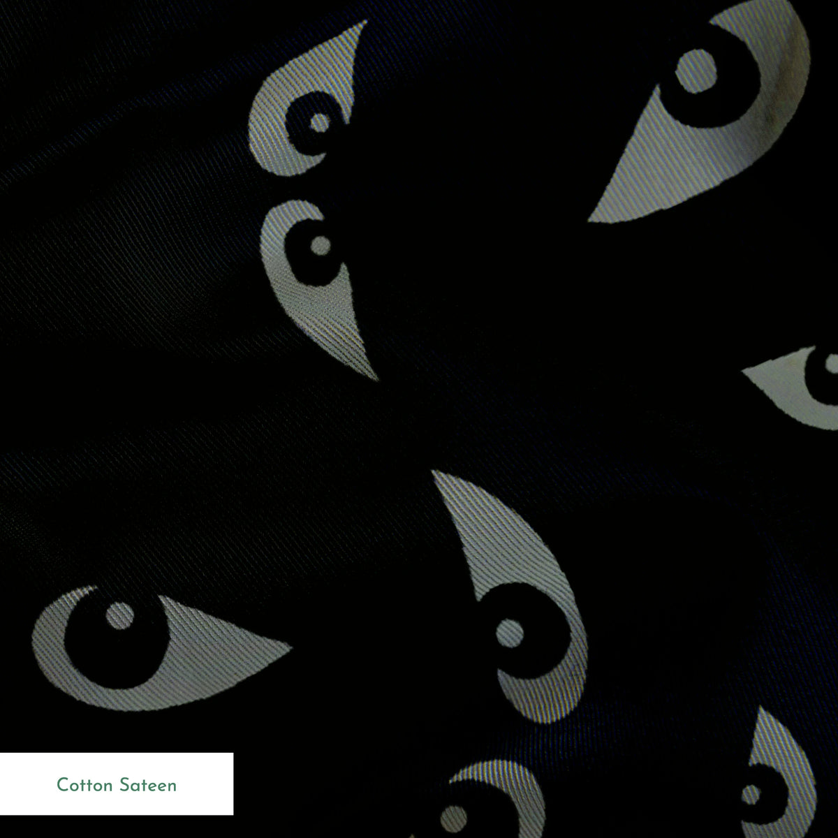 Jeepers on Black Days Fabric