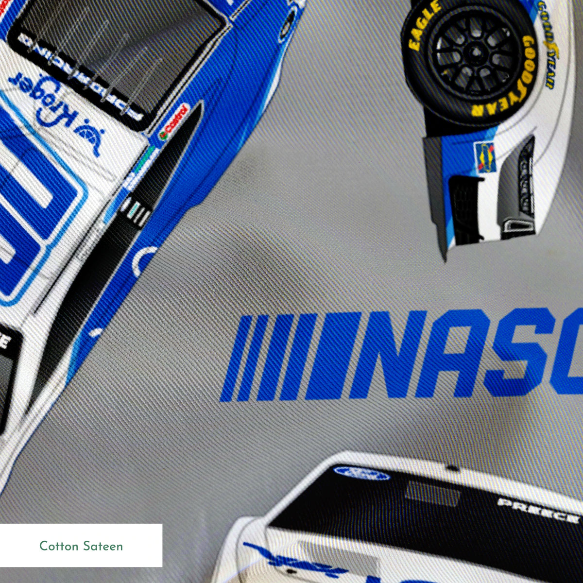 NASCAR® Ryan Preece Toss on Grey Fabric