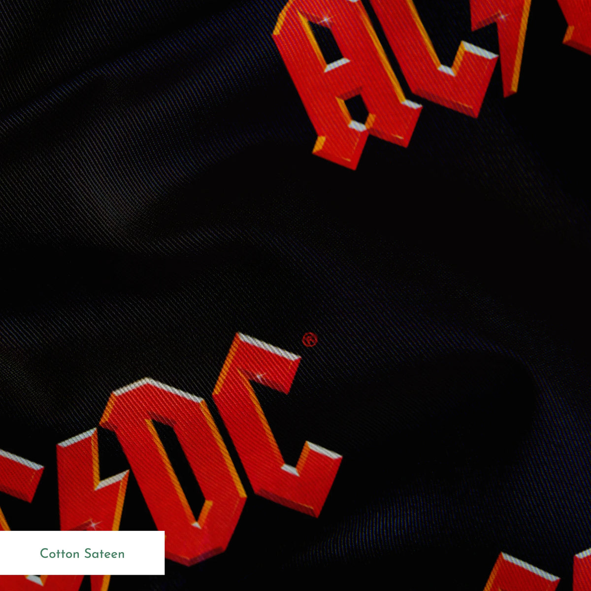 AC/DC Classic Logo Fabric