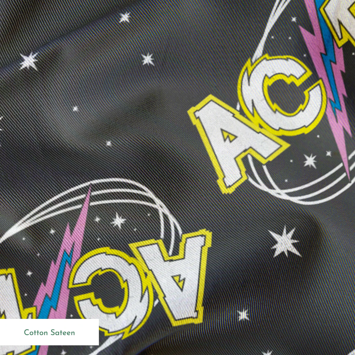 AC/DC Cosmic Stars Fabric