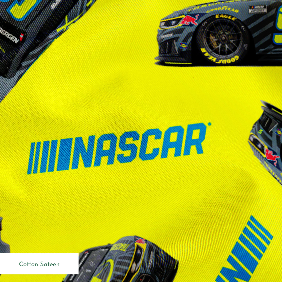 NASCAR® Shane van Gisbergen Toss on Yellow Fabric