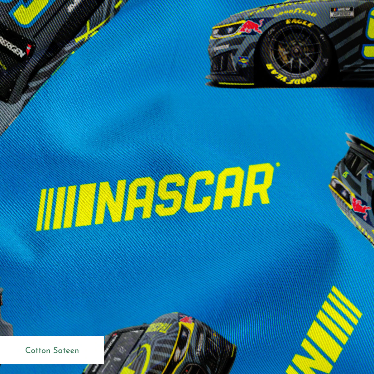 NASCAR® Shane van Gisbergen Toss on Blue Fabric