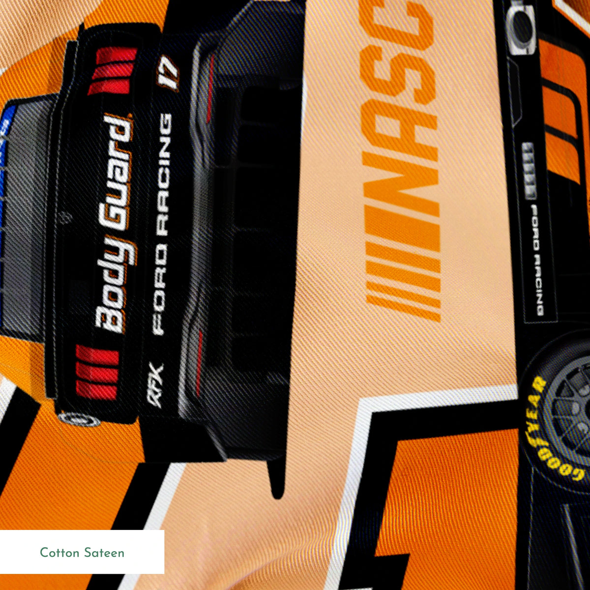 NASCAR® Chris Buescher Toss on Orange Fabric