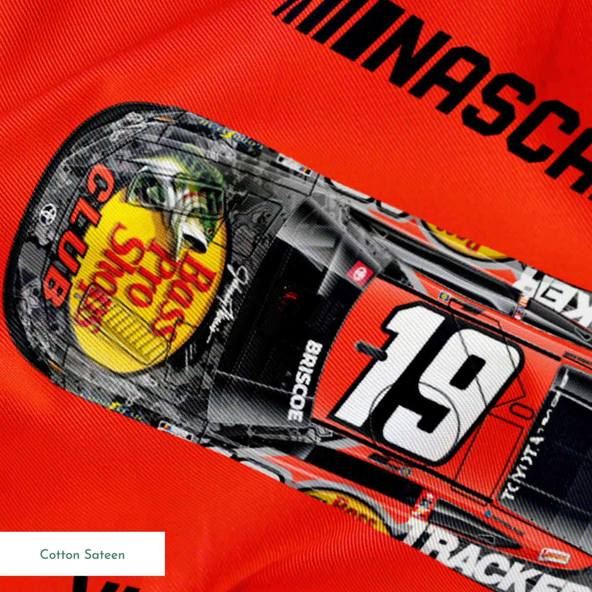 NASCAR® Chase Briscoe Toss on Orange Fabric