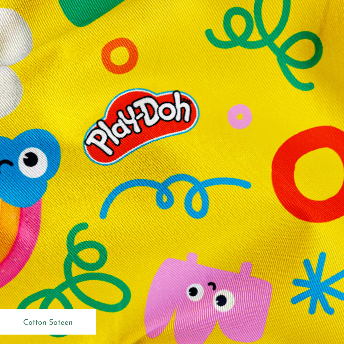 Hasbro Play-Doh Fun Playtime on Yellow Fabric