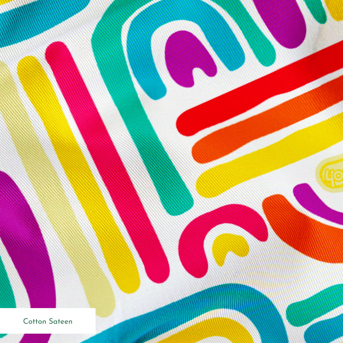 Hasbro Play-Doh Rainbow Arch on White Fabric