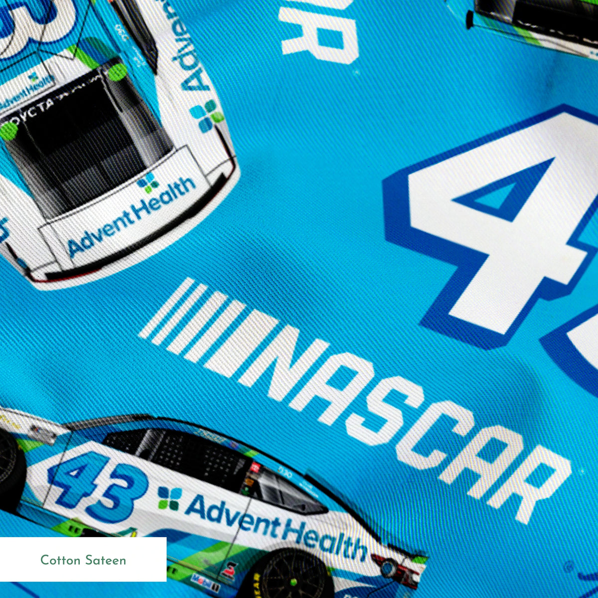 NASCAR® Erik Jones Toss on Blue Fabric