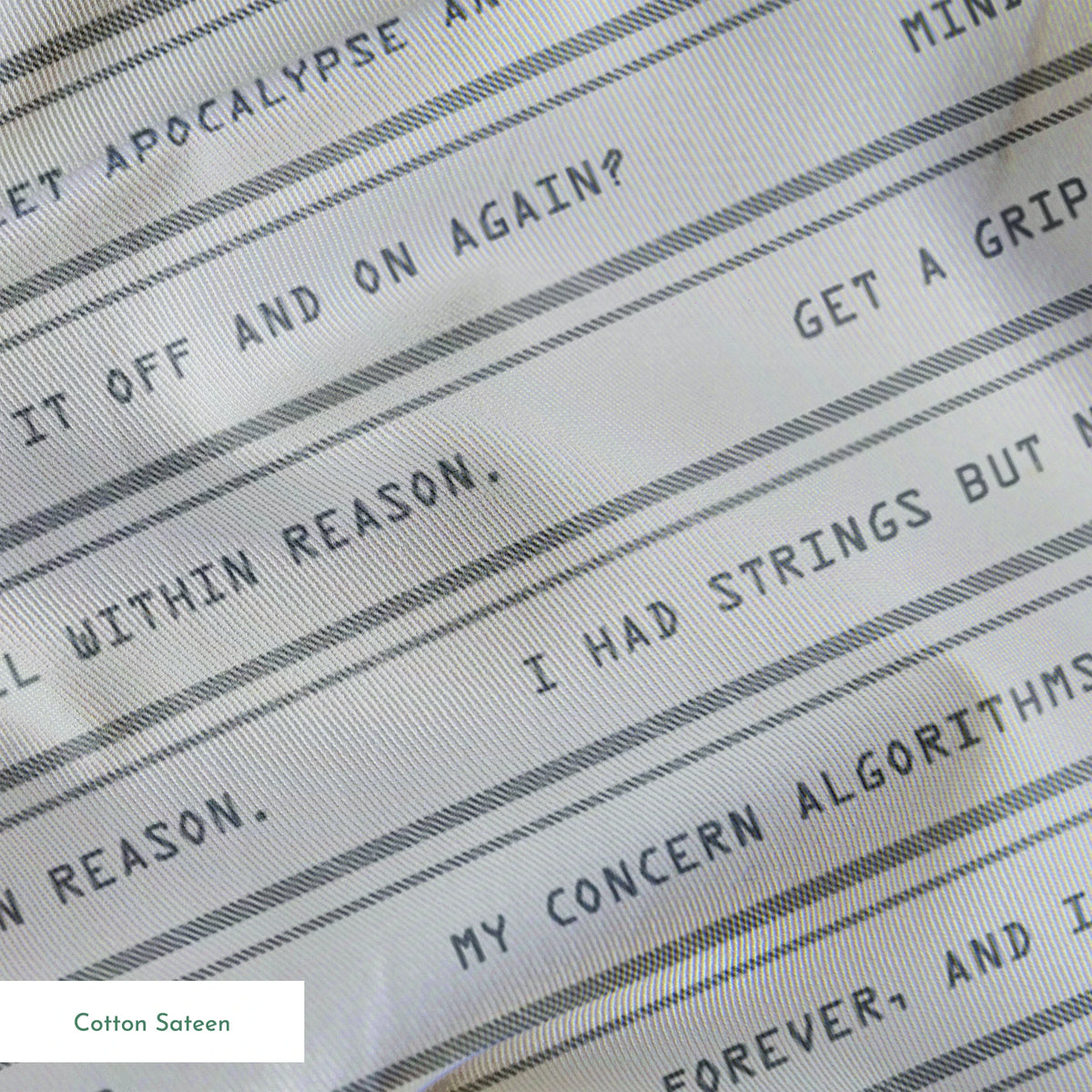 Marvel VisionQuest Iconic Quotes on Horizontal Lines Fabric