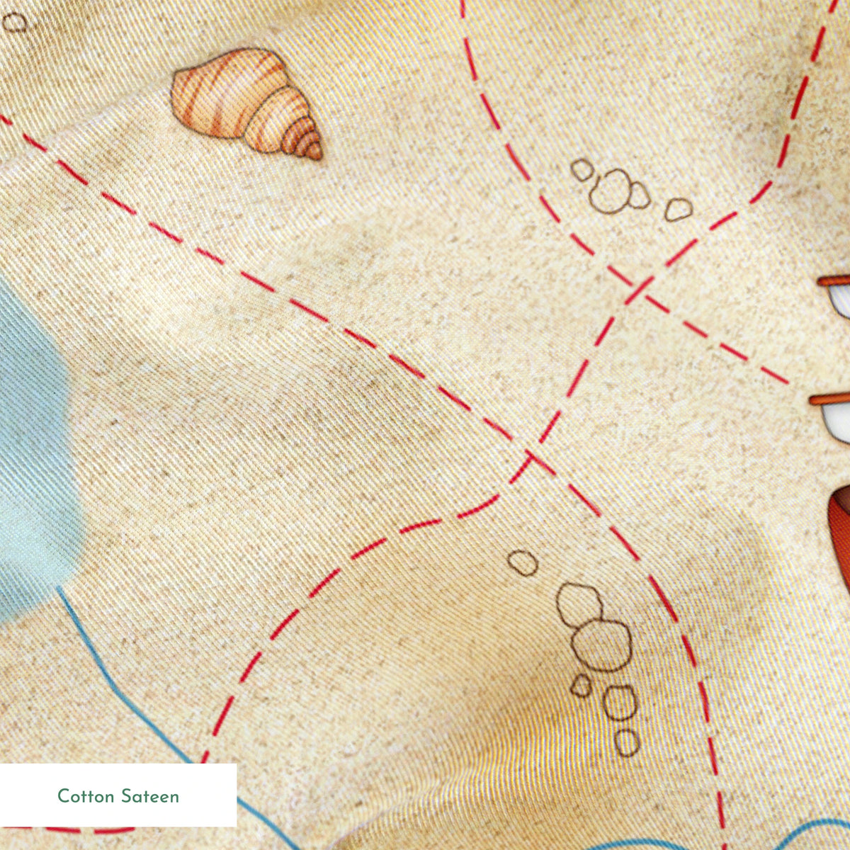Vicki Schreiner BaZooples Treasure Map Fabric