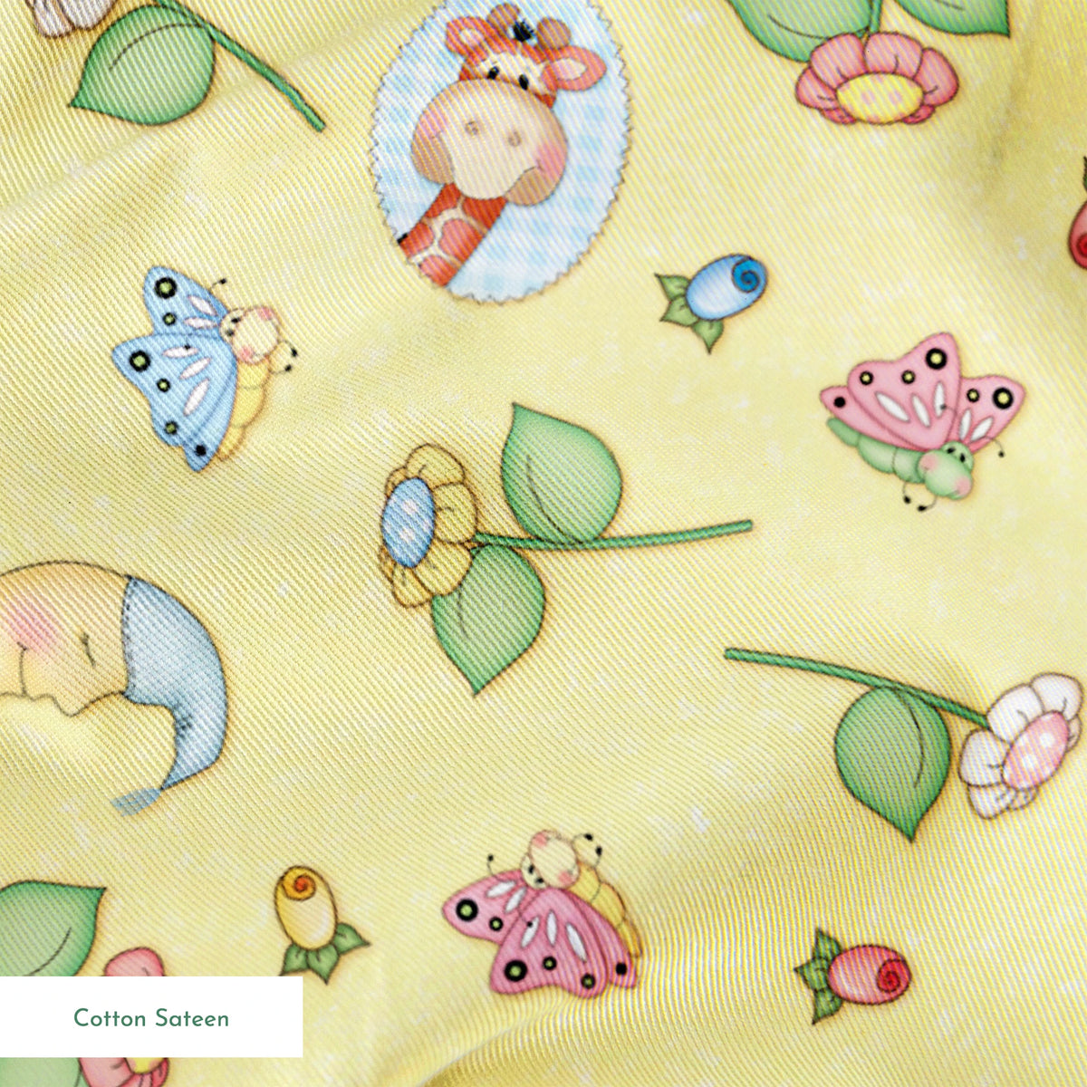 Vicki Schreiner BaZooples Giraffes and Florals Fabric