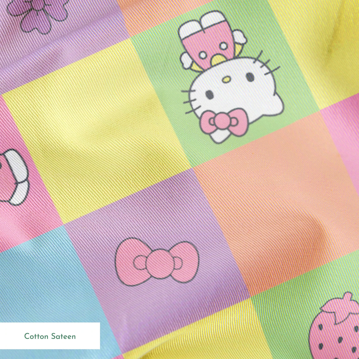 Hello Kitty® Pastel Blocks Fabric